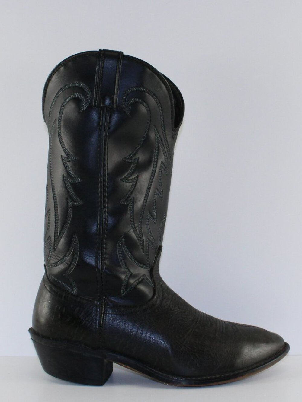 Laredo Black Leather Cowboy Boots (US 9.5 EE) - Picture 6 of 12